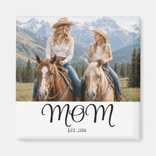 Cadeau met foto van mama magneet