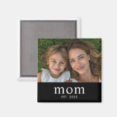 Cadeau met foto van mama magneet (Voorkant / Achterkant)