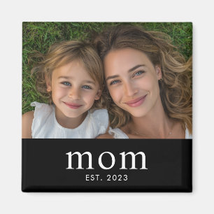 Cadeau met foto van mama  magneet