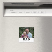 Cadeau met foto van papa  magneet (Insitu (Vaatwasser))