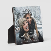 Cadeau met foto van Script Sisters Fotoplaat (Voorkant)