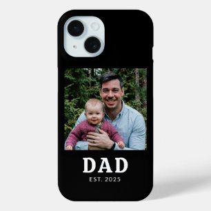 Cadeau met foto van vader iPhone 15 case