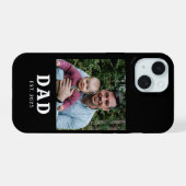 Cadeau met foto van vader iPhone 15 case (Achterkant horizontaal)