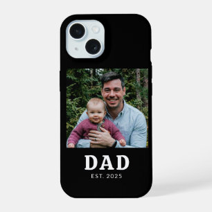 Cadeau met foto van vader iPhone 15 case