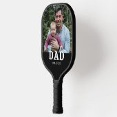 Cadeau met foto van vader pickleball paddle (Links)
