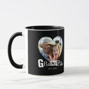 Cadeau met foto voor opa Opa Opgericht Mok