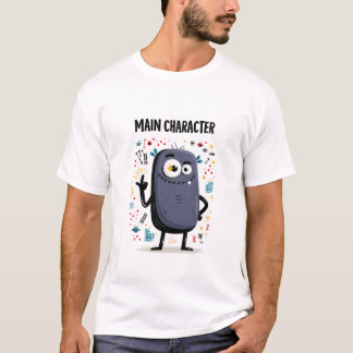 Cadeau met grappig buitenaards mascotte voor hoofd t-shirt