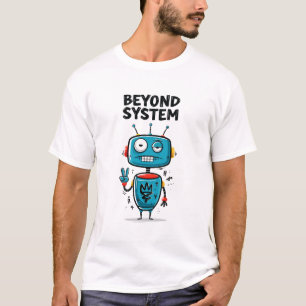 Cadeau met grappig robot buitenaards karakter Beyo T-shirt