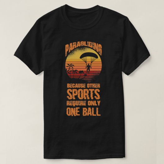 Cadeau met Paragliding T-shirt (Design voorkant)