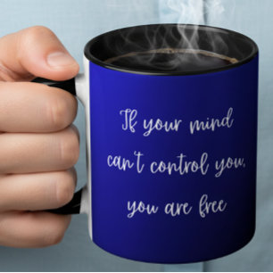 Cadeau met stoïcijnse positieve quote over geestel mok