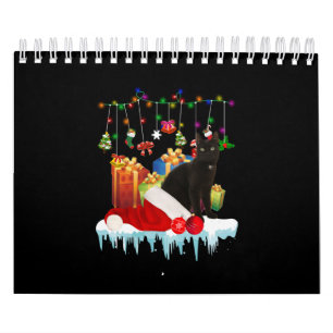 Cadeau met zwarte kat voor mijn kerstmis kalender
