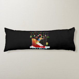 Cadeau met zwarte kat voor mijn kerstmis lichaamskussen