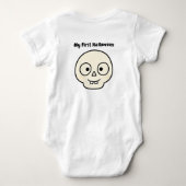 Cadeau|Mijn eerste Halloween Lieve Skelet Romper (Achterkant)