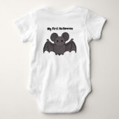 Cadeau|Mijn eerste Halloween Lieve Vleermuis Romper (Achterkant)