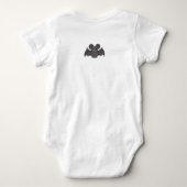 Cadeau|Mijn eerste Halloween Lieve Vleermuis Romper (Achterkant)