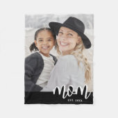 Cadeau Moeder Foto Fleece Deken (Voorkant)