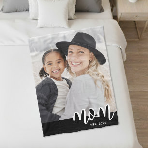 Cadeau Moeder Foto Fleece Deken