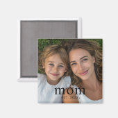 Cadeau Moeder Foto Gesticht  Magneet (Voorkant / Achterkant)