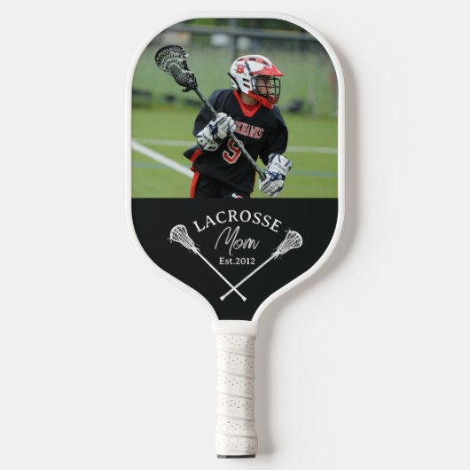Cadeau Moeder Oprichtingsjaar Foto Pickleball Paddle (Voorkant)