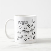 Cadeau-Mok Drums Musical Notes Koffiemok (Links)