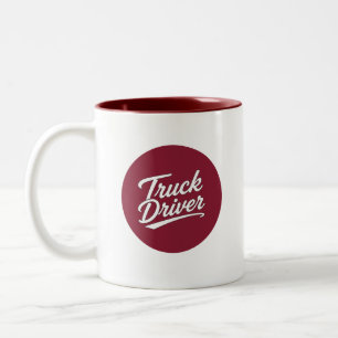 Cadeau Mok met Lettertype voor Vrachtwagenchauffeu