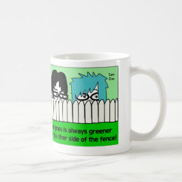 cadeau mok met leuke Koreaanse spreuk