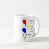 Cadeau Mok over Pensioen (Voorkant rechts)