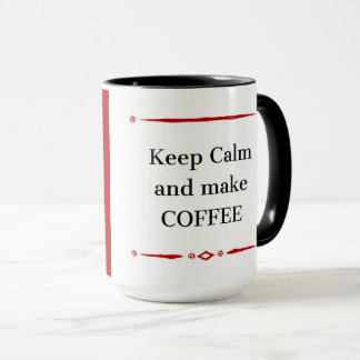 Cadeau mok voor koffieliefhebbers – Blijf kalm en