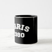 Cadeau Mok voor uw geliefde - Paris 1980 - (Center)