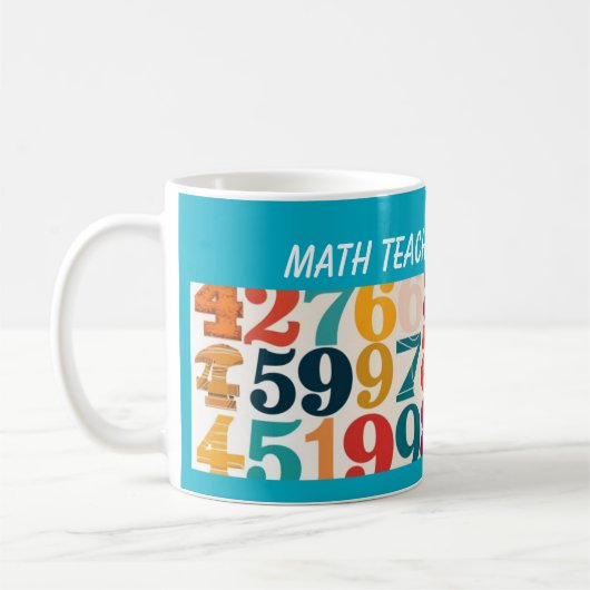 Cadeau mok voor wiskundeleraar (Links)