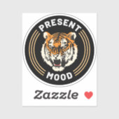 Cadeau Mood Angry Tiger Sticker (Vel)