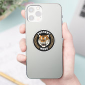 Cadeau Mood Angry Tiger Sticker (Telefoon)