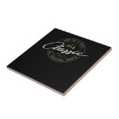 Cadeau motorfiets tegeltje (Zijkant)