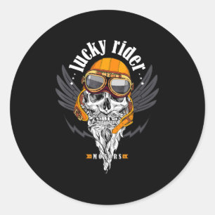 Cadeau motorfiets voor motorfietsen ronde sticker