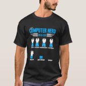 Cadeau Nerd-printercode voor deze computer T-shirt (Voorkant)