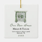 Cadeau Nieuw Huis Ons Nieuwe Huis Kerst Ornament (Achterkant)