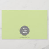 Cadeau nieuwe luxeproduct elegant mint-uitnodiging flyer (Achterkant)