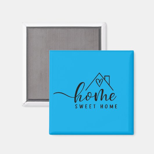 Cadeau Nieuwe Thuis - Thuis, Zoete Thuis Magneet (Voorkant / Achterkant)