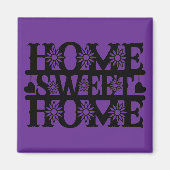 Cadeau Nieuwe Woning - Thuis, Zoete Thuis Magneet (Voorkant)