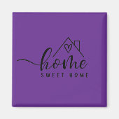 Cadeau Nieuwe Woning - Thuis, Zoete Thuis Magneet (Voorkant)
