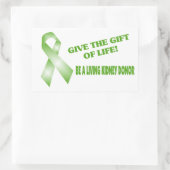 Cadeau of Life Rechthoekige Sticker (Tas)