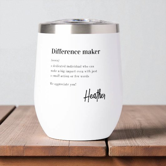 Cadeau om waardering te tonen voor verschilmakers