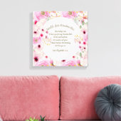 CADEAU - Oma-gedichten van kleinkinderen - MAATWER Canvas Afdruk (Insitu (Woonkamer))