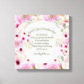 CADEAU - Oma-gedichten van kleinkinderen - MAATWER Canvas Afdruk (Voorkant)