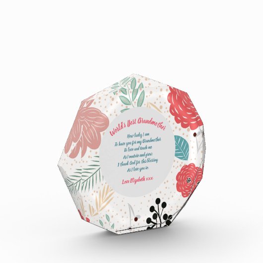 CADEAU - Oma-gedichten van kleinkinderen - MAATWER Fotoblokken (Links)