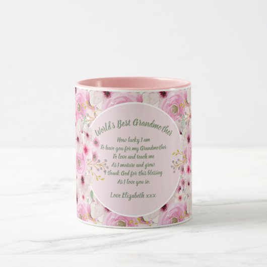 CADEAU - Oma Gedichten Van Kleinkinderen - MAATWER Mok (Midden)