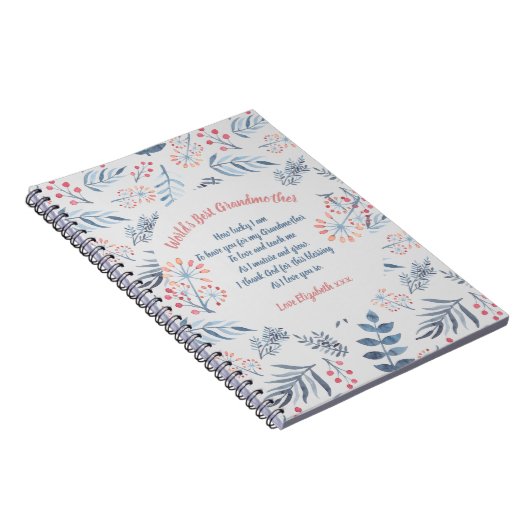 CADEAU - Oma-gedichten van kleinkinderen - MAATWER Notitieboek (Rechterzijde)