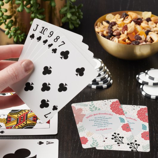 CADEAU - Oma-gedichten van kleinkinderen - MAATWER Pokerkaarten (Insitu)