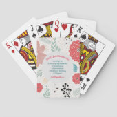 CADEAU - Oma-gedichten van kleinkinderen - MAATWER Pokerkaarten (Achterkant)