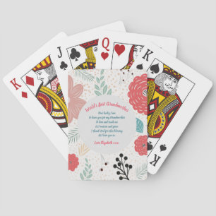 CADEAU - Oma-gedichten van kleinkinderen - MAATWER Pokerkaarten